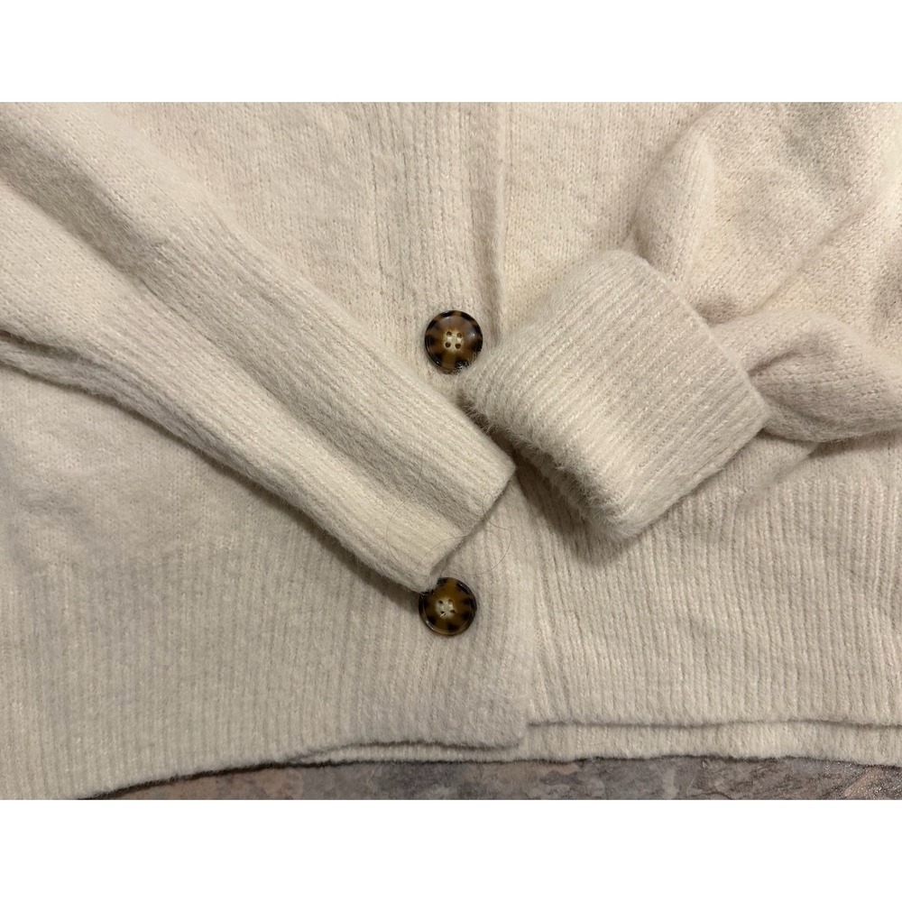 Urban Outfitters Thea Fuzzy Knit Slouchy Cardigan Sweater Women's S Oversized - Picture 3 of 10